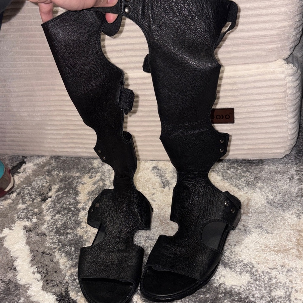 Gladiator style shoes
